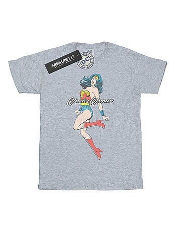 DC Comics - T-shirt motif Wonder Woman motif/style saut d'obstacles