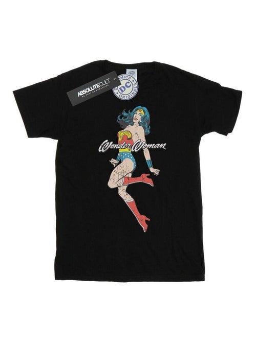 DC Comics - T-shirt motif Wonder Woman motif/style saut d'obstacles - Kiabi