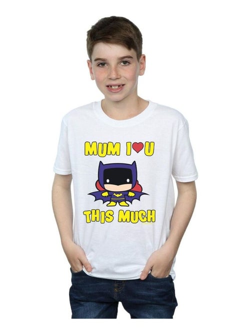 DC Comics - T-shirt MUM LOVE YOU THIS MUCH - Kiabi