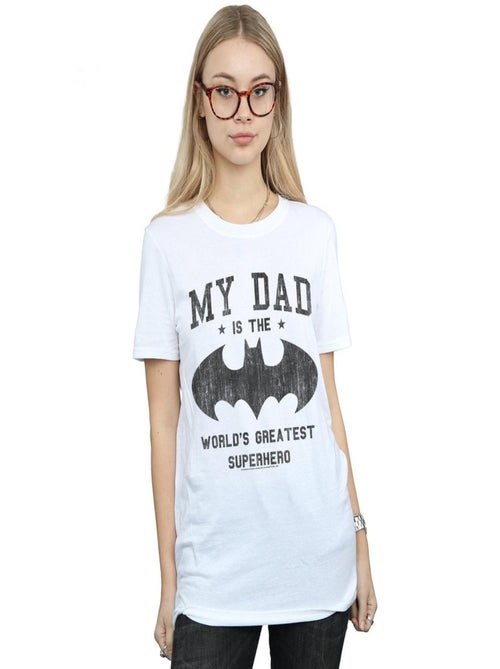 DC Comics - T-shirt MY DAD IS BATMAN - Kiabi