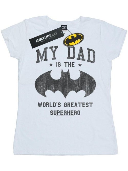 DC Comics - T-shirt MY DAD IS BATMAN - Kiabi DC Comics - T-shirt MY DAD IS BATMAN - Kiabi