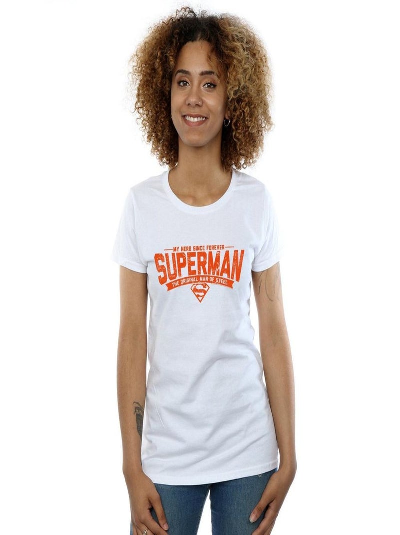 DC Comics - T-shirt MY HERO Blanc - Kiabi