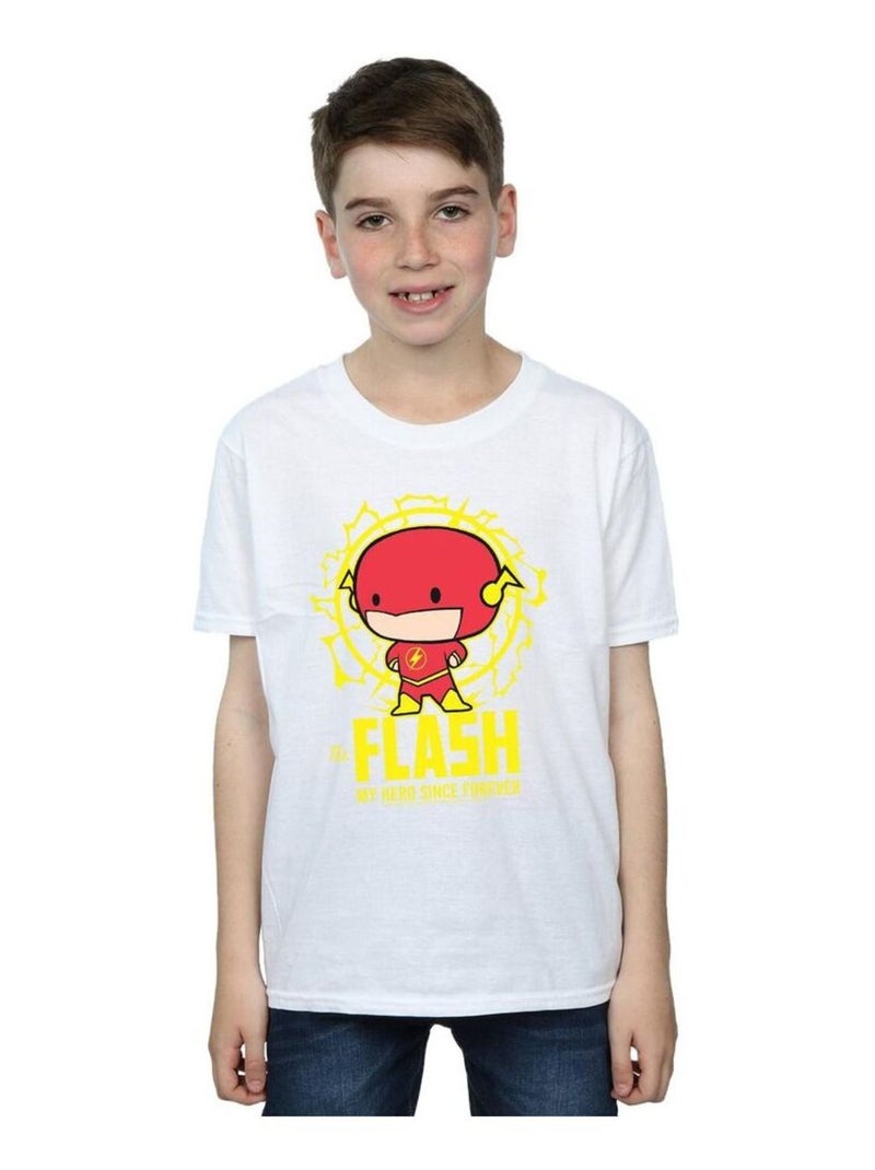DC Comics - T-shirt MY HERO SINCE FOREVER Blanc - Kiabi