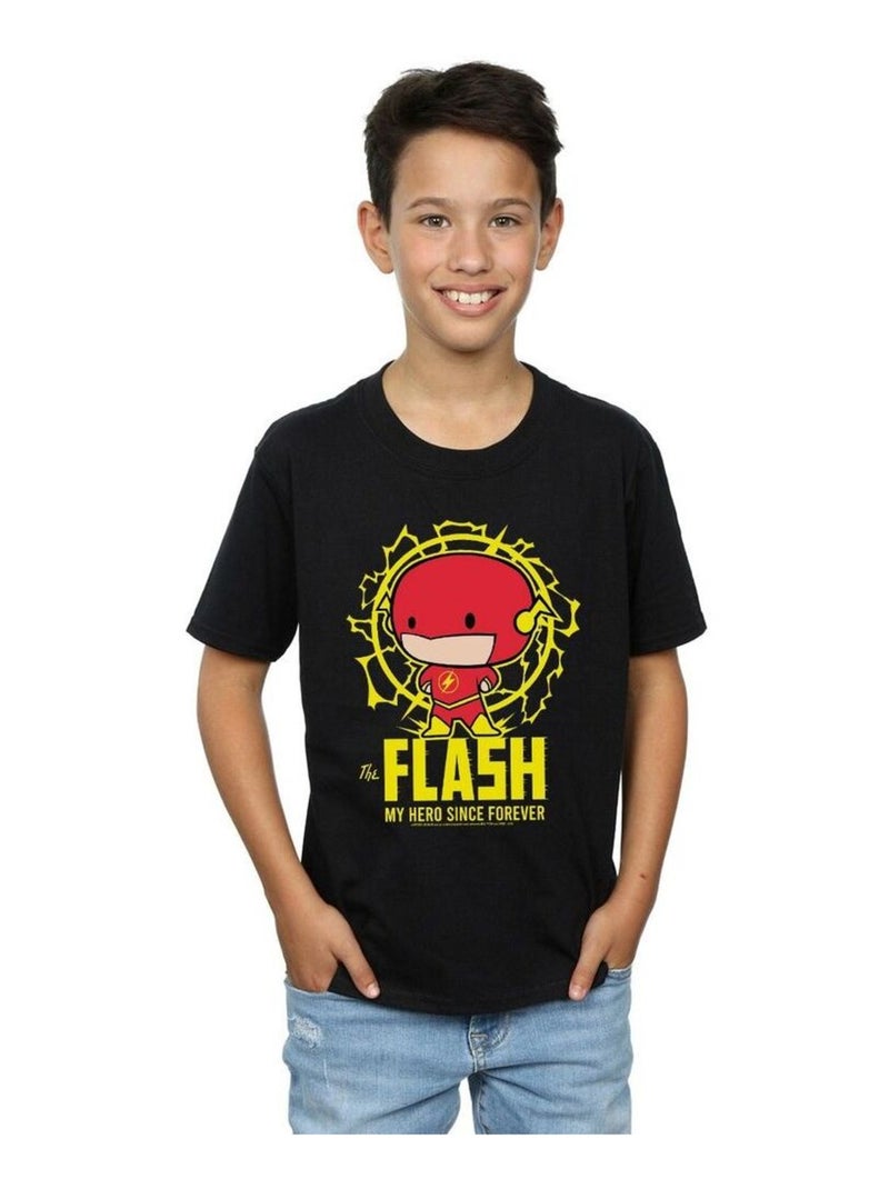 DC Comics - T-shirt MY HERO SINCE FOREVER Noir - Kiabi