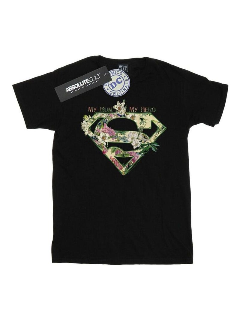 DC Comics - T-shirt MY MUM MY HERO Noir - Kiabi