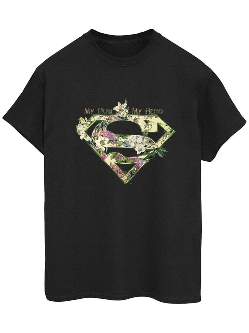 DC Comics - T-shirt MY MUM MY HERO Noir - Kiabi