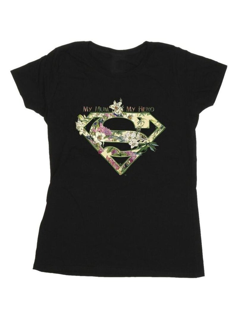 DC Comics - T-shirt MY MUM MY HERO Noir - Kiabi