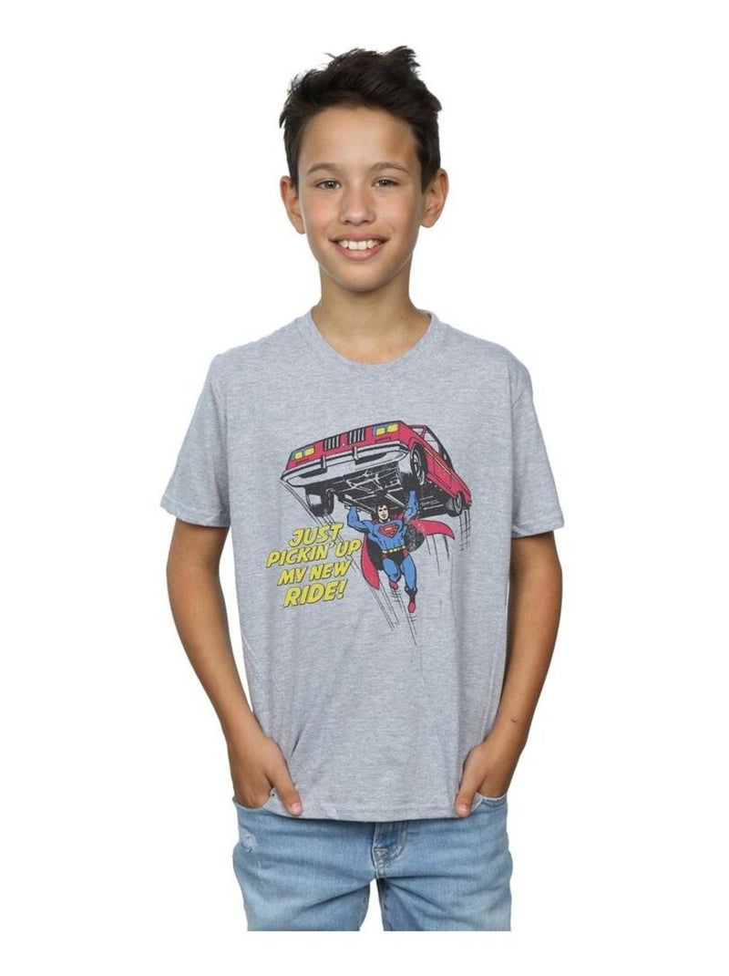 DC Comics - T-shirt NEW RIDE Gris chiné - Kiabi
