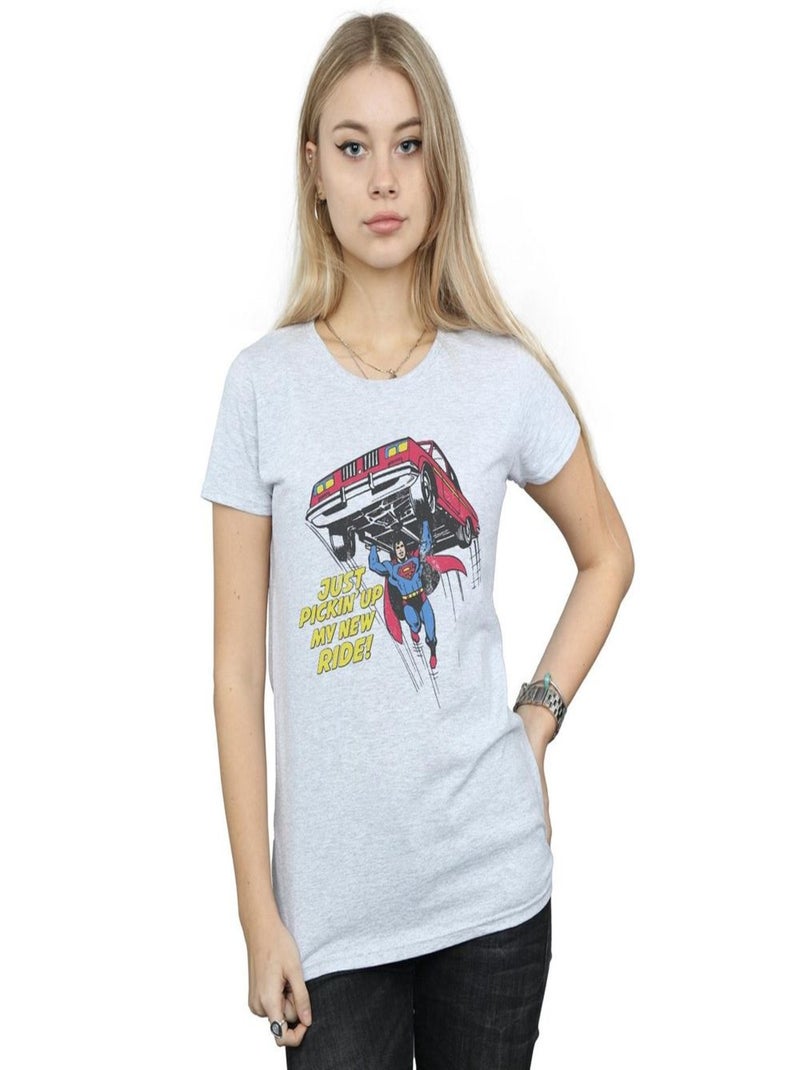 DC Comics - T-shirt NEW RIDE Gris chiné - Kiabi