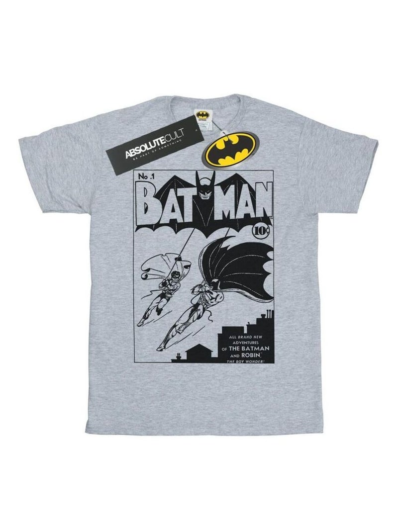 DC Comics - T-shirt NO. Gris chiné - Kiabi