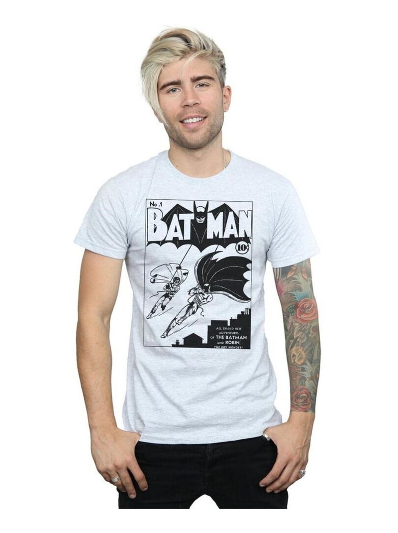 DC Comics - T-shirt NO. Gris chiné - Kiabi