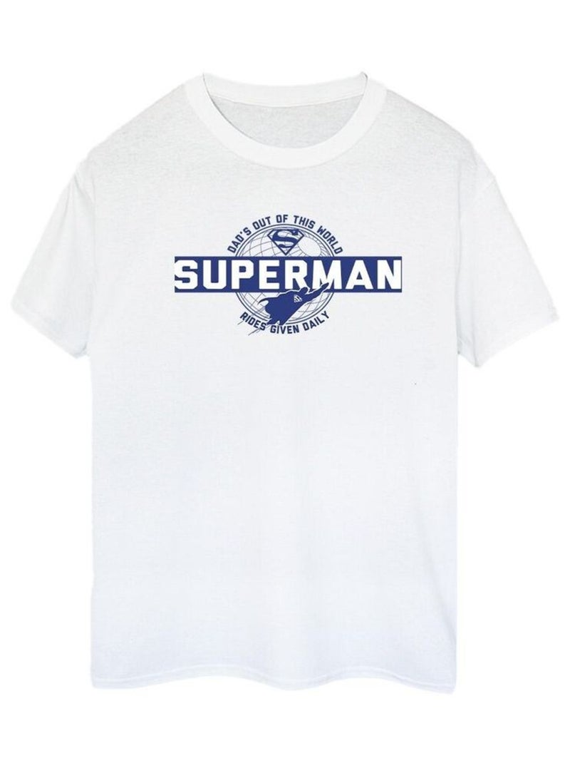DC Comics - T-shirt OUT OF THIS WORLD Blanc - Kiabi
