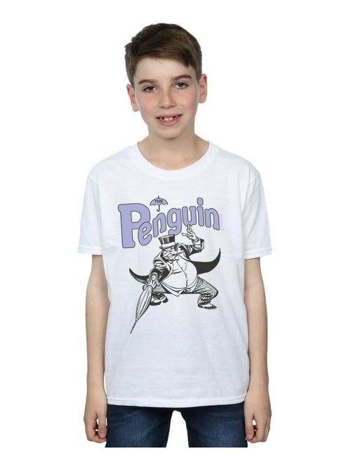DC Comics - T-shirt PENGUIN MONO ACTION POSE - Kiabi