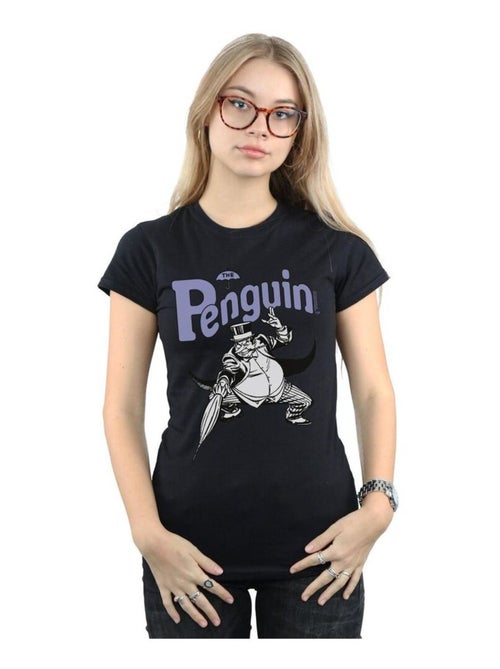 DC Comics - T-shirt PENGUIN MONO ACTION POSE - Kiabi