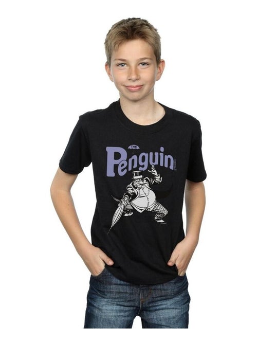 DC Comics - T-shirt PENGUIN MONO ACTION POSE - Kiabi