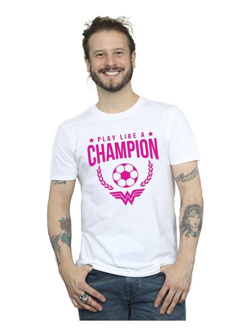 DC Comics - T-shirt PLAY LIKE A CHAMPION - Kiabi