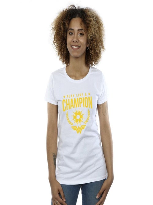 DC Comics - T-shirt PLAY LIKE A CHAMPION - Kiabi