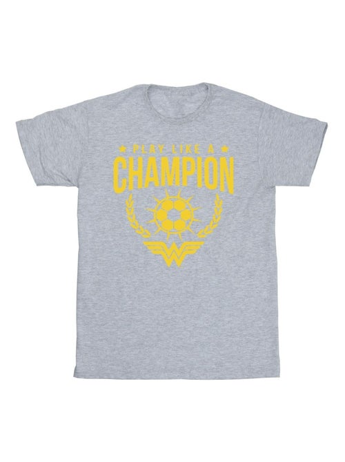 DC Comics - T-shirt PLAY LIKE A CHAMPION - Kiabi