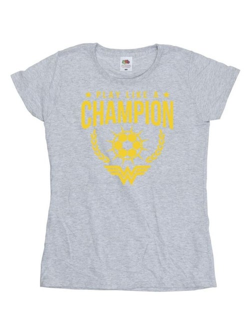 DC Comics - T-shirt PLAY LIKE A CHAMPION - Kiabi