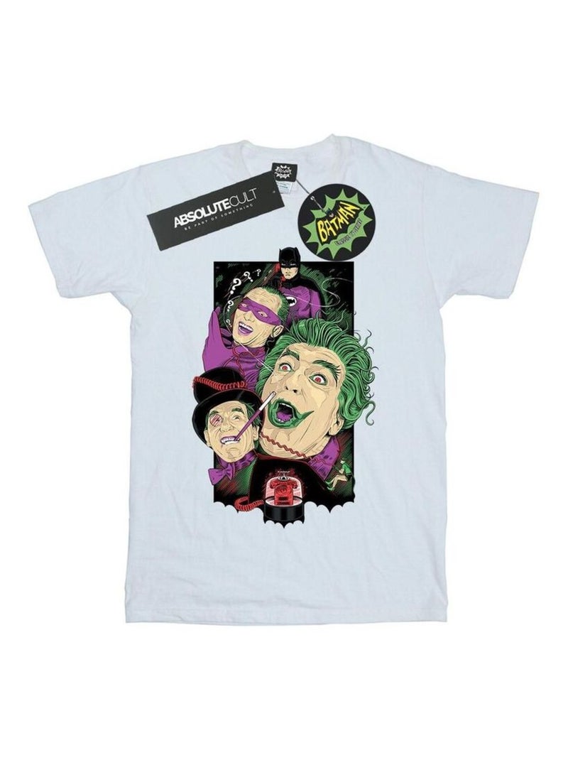 DC Comics - T-shirt ROGUES GALLERY Blanc - Kiabi