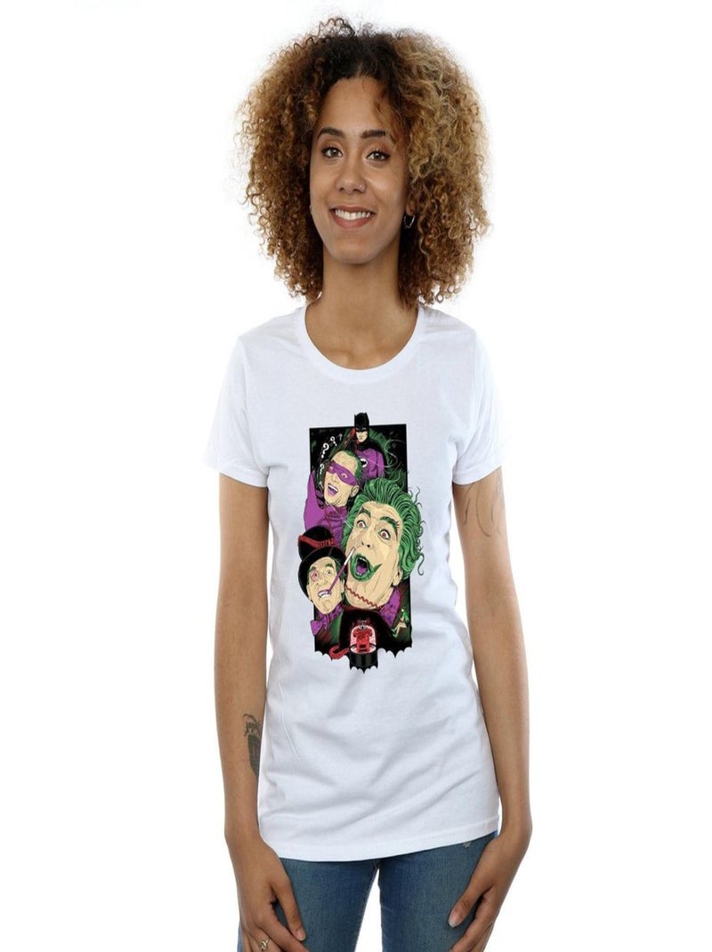 DC Comics - T-shirt ROGUES GALLERY Blanc - Kiabi