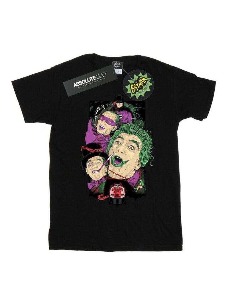 DC Comics - T-shirt ROGUES GALLERY Noir - Kiabi