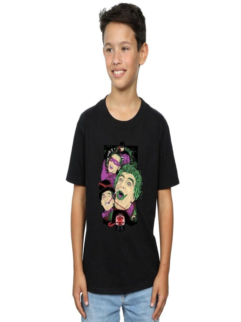 DC Comics - T-shirt ROGUES GALLERY Noir - Kiabi