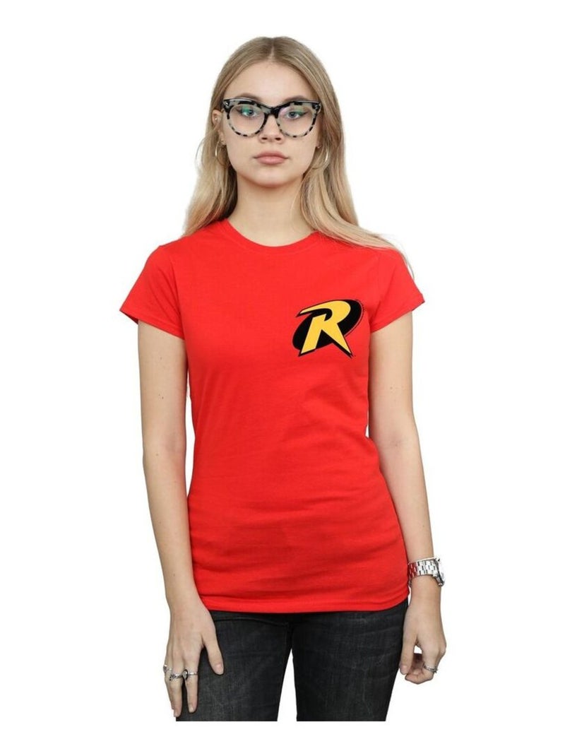 DC Comics - T-shirt Rouge - Kiabi