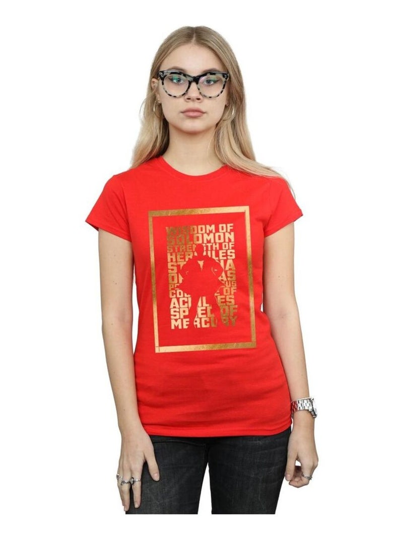 DC Comics - T-shirt Rouge - Kiabi