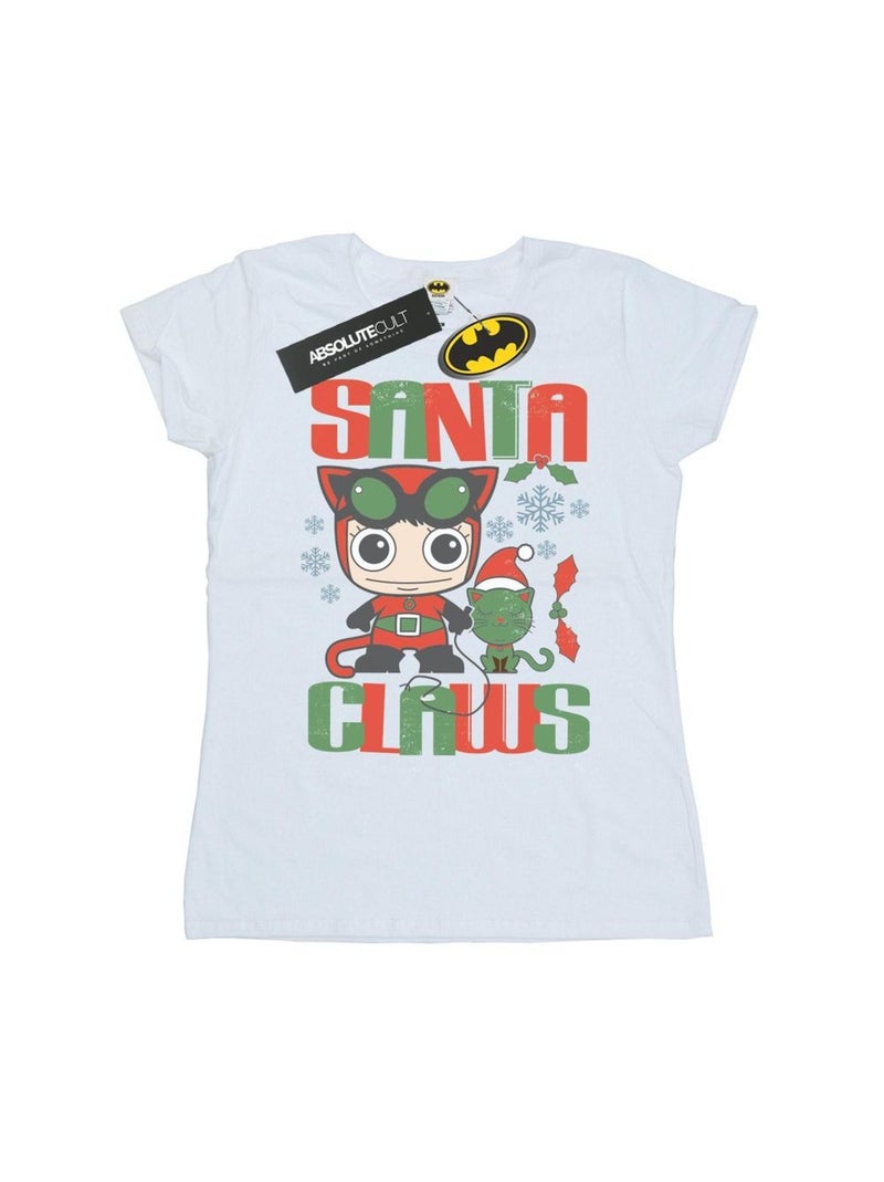 DC Comics - T-shirt SANTA CLAWS Blanc - Kiabi
