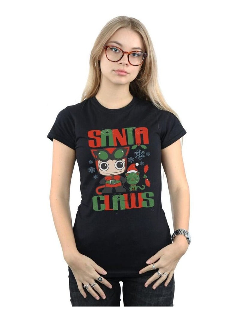 DC Comics - T-shirt SANTA CLAWS Noir - Kiabi