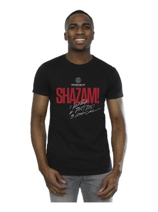 DC Comics - T-shirt SHAZAM FURY OF THE GODS SUPER HERO CHECKLIST