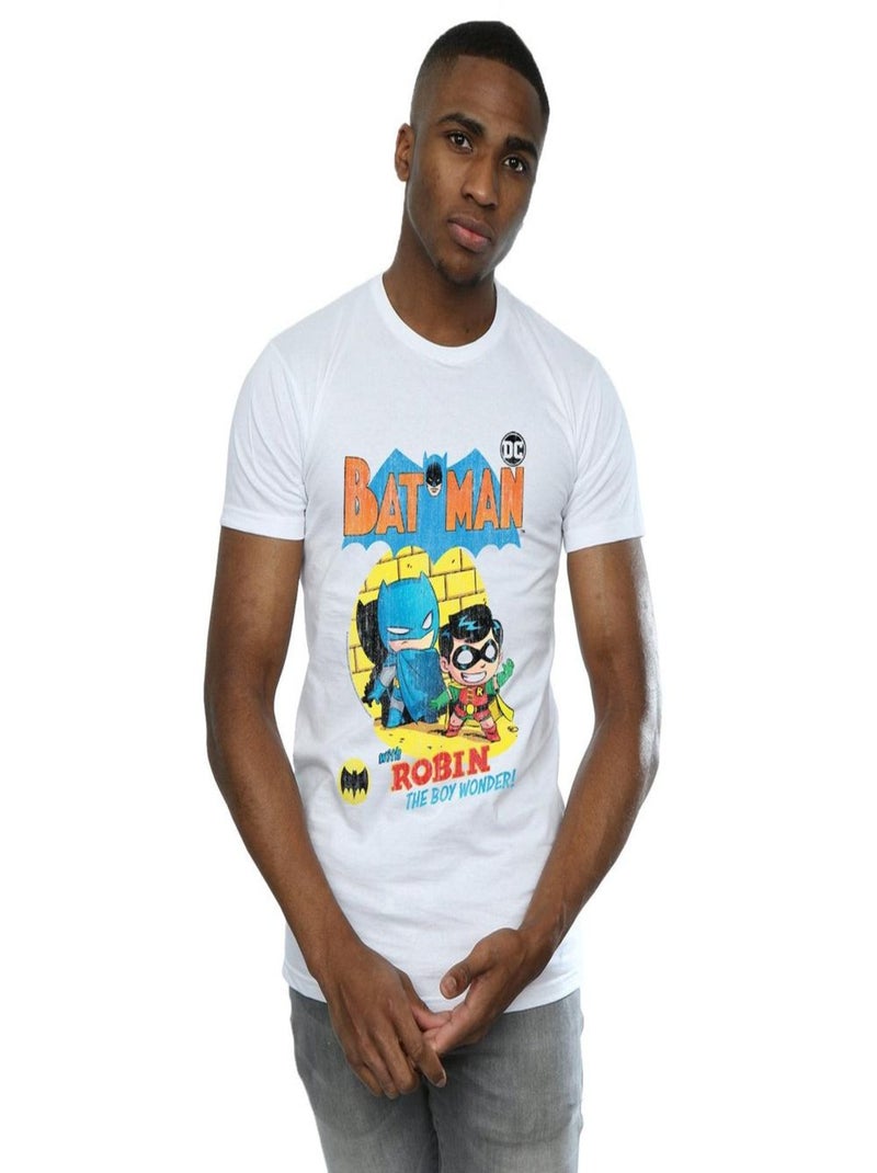 DC Comics - T-shirt SLà-HautER FRIENDS THE BOY WONDER Blanc - Kiabi