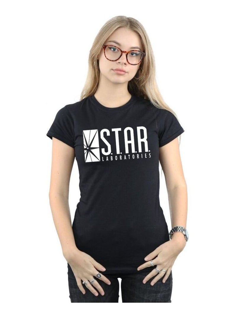 DC Comics - T-shirt STAR LABS Noir - Kiabi