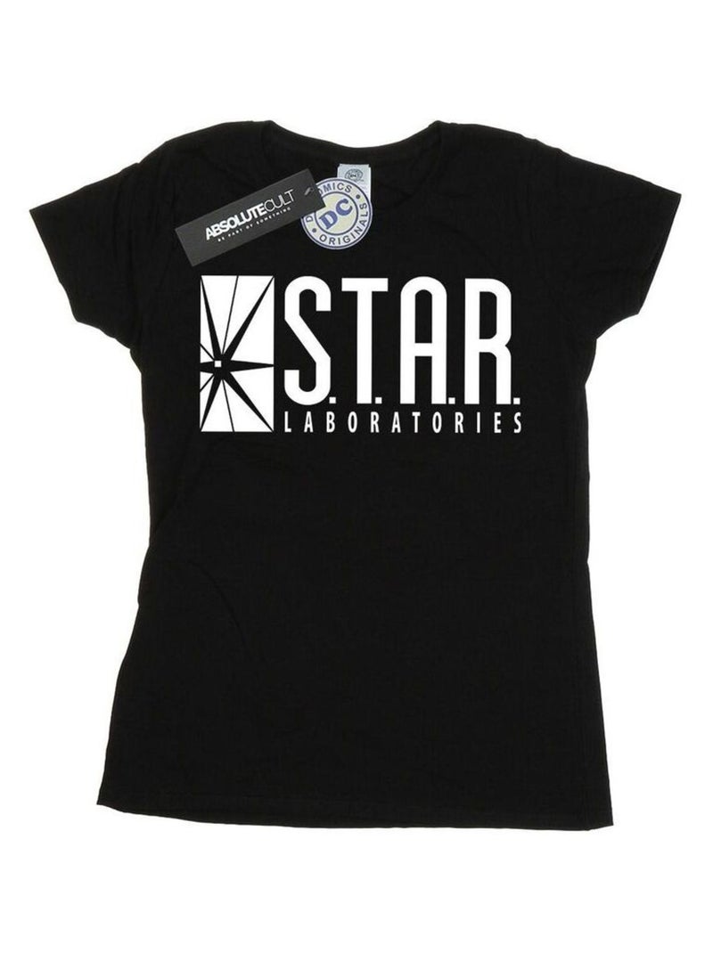 DC Comics - T-shirt STAR LABS Noir - Kiabi