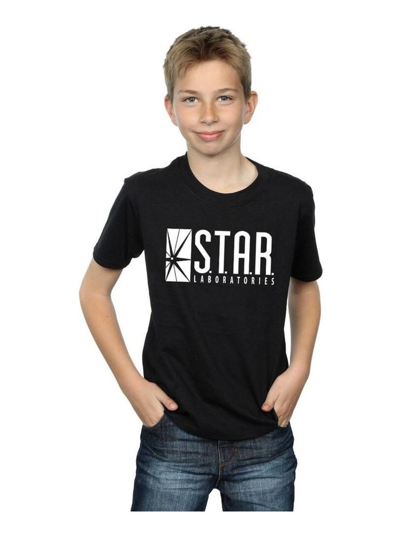 DC Comics - T-shirt STAR LABS Noir - Kiabi