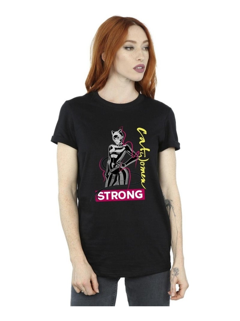 DC Comics - T-shirt STRONG Noir - Kiabi