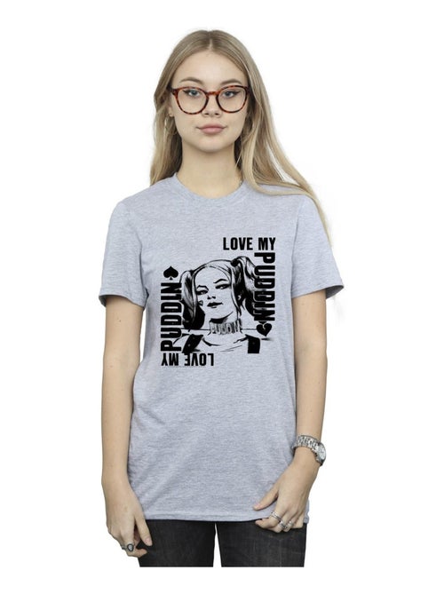 DC Comics - T-shirt SUICIDE SQUAD LOVE PUDDIN - Kiabi