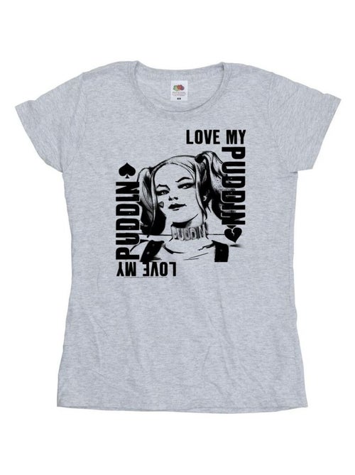 DC Comics - T-shirt SUICIDE SQUAD LOVE PUDDIN - Kiabi