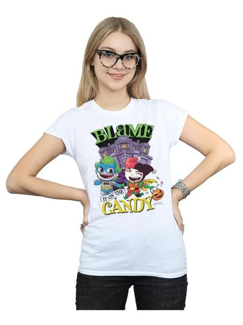 DC Comics - T-shirt SUPER FRIENDS BLAME IT ON THE CANDY - Kiabi