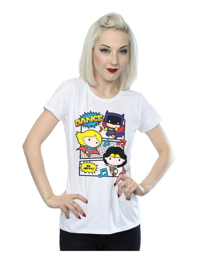 DC Comics - T-shirt SUPER FRIENDS Blanc - Kiabi