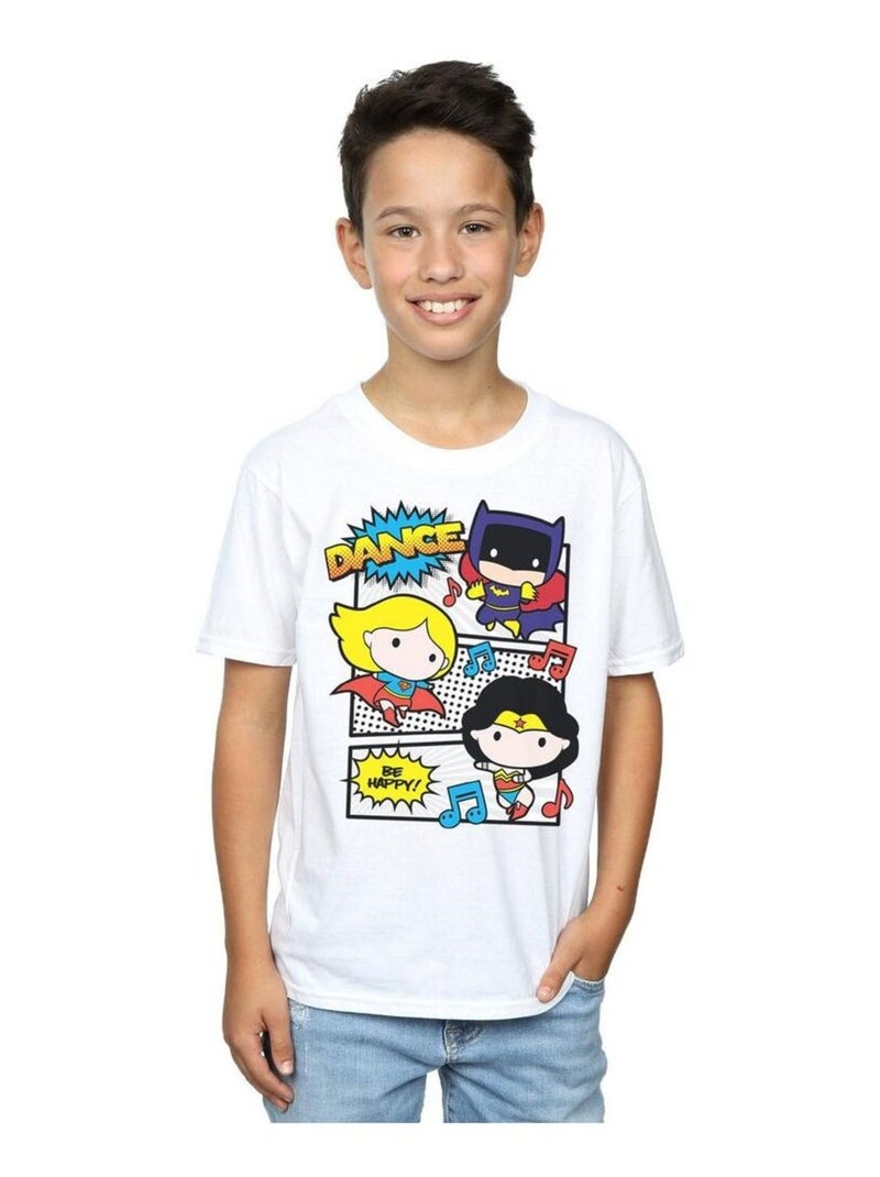 DC Comics - T-shirt SUPER FRIENDS Blanc - Kiabi