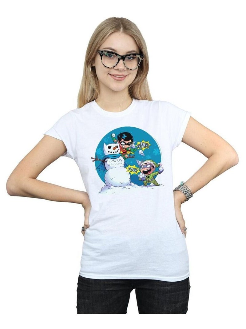 DC Comics - T-shirt SUPER FRIENDS CHILLIN LIKE A VILLAIN Blanc - Kiabi