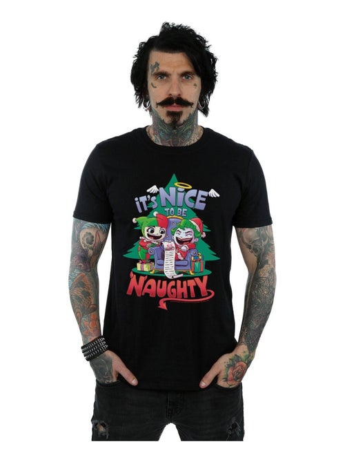 DC Comics - T-shirt SUPER FRIENDS IT'S NICE TO BE NAUGHTY - Kiabi