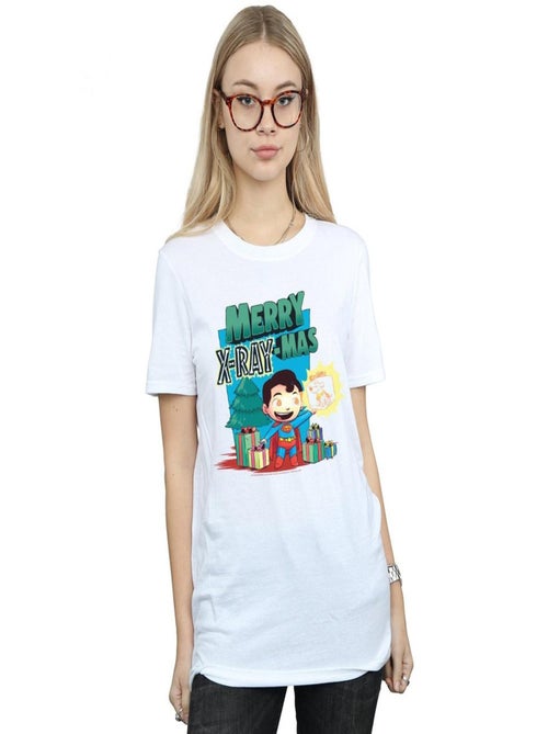 DC Comics - T-shirt SUPER FRIENDS MERRY X-RAYMAS - Kiabi