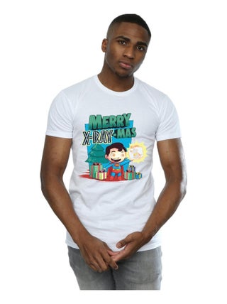 DC Comics - T-shirt SUPER FRIENDS MERRY X-RAYMAS