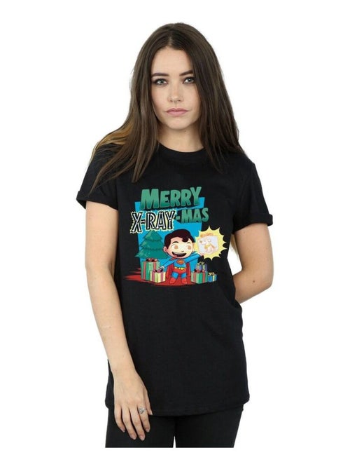 DC Comics - T-shirt SUPER FRIENDS MERRY X-RAYMAS - Kiabi
