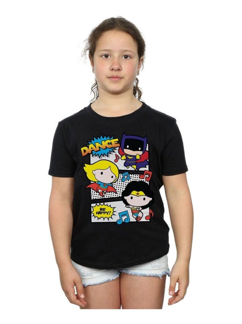 DC Comics - T-shirt SUPER FRIENDS Noir - Kiabi