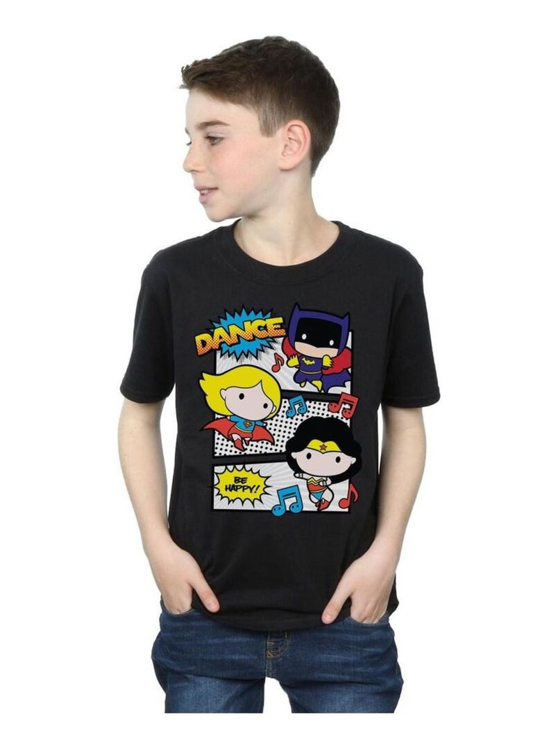 DC Comics - T-shirt SUPER FRIENDS Noir - Kiabi