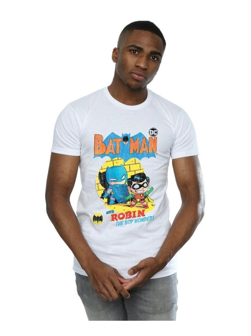 DC Comics - T-shirt SUPER FRIENDS THE BOY WONDER Blanc - Kiabi